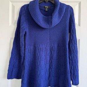 Style & Co. Deep Blue Cowl Neck Sweater